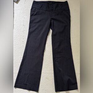 Vintage Forever 21 Black Pinstripe Flare Pants